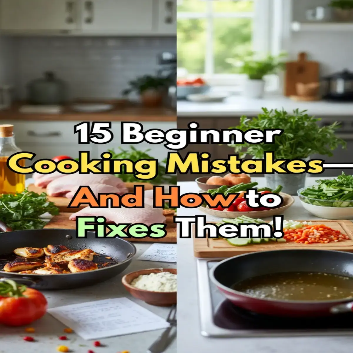 most common cooking mistakes beginners make