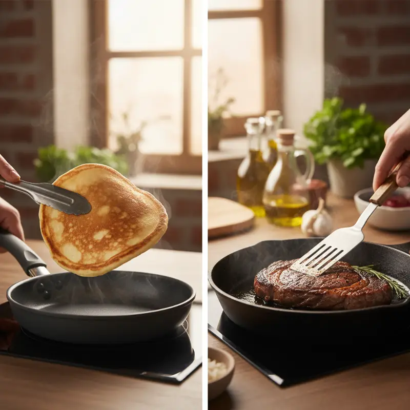 Non-Stick vs. Cast Iron
