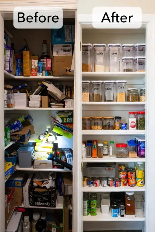 how to organize your kitchen pantry