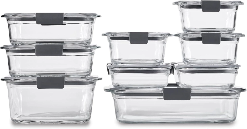 Rubbermaid Brilliance Glass Food Storage Containers