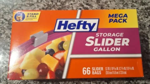 Hefty slider kitchen storage bags review