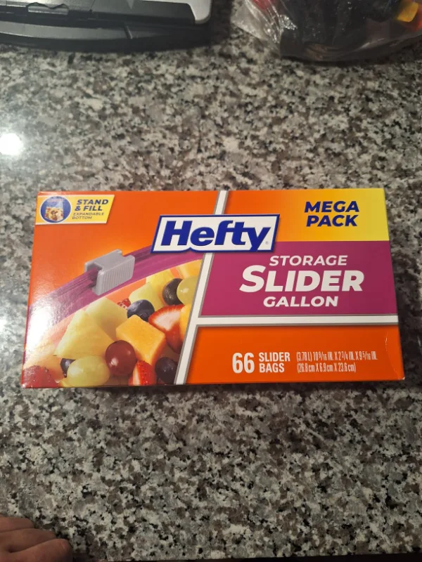 Hefty slider kitchen storage bags review