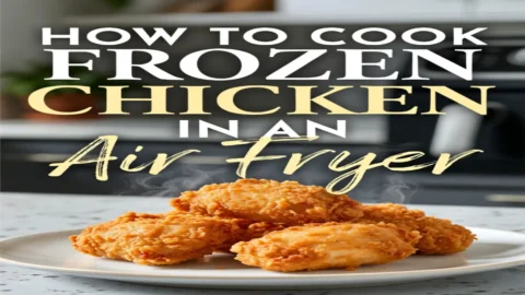 can you cook frozen chicken in an air fryer​