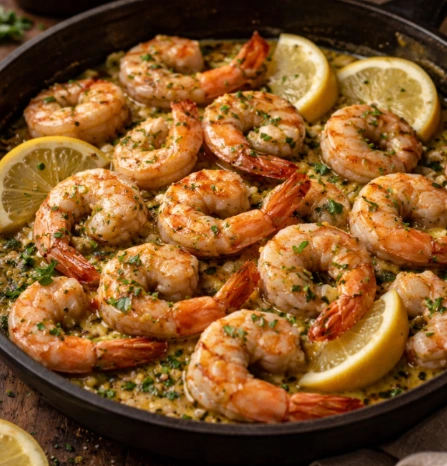 Lemon‑Garlic Shrimp with Quinoa