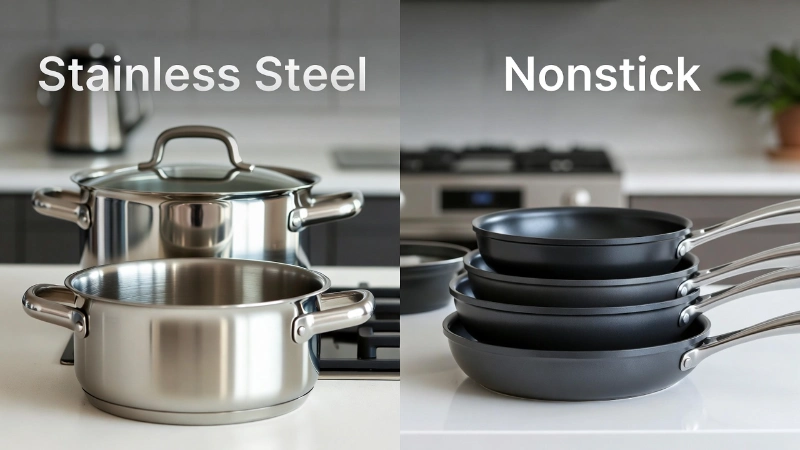 stainless steel cookware vs nonstick cookware
