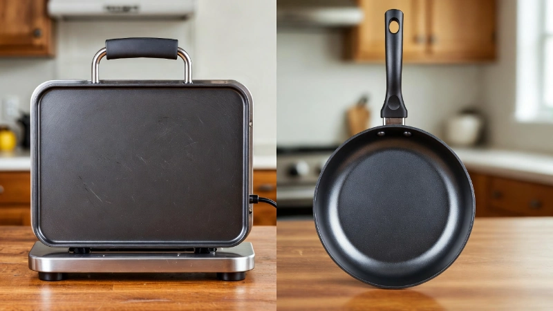 Electric Griddle vs Frying Pan