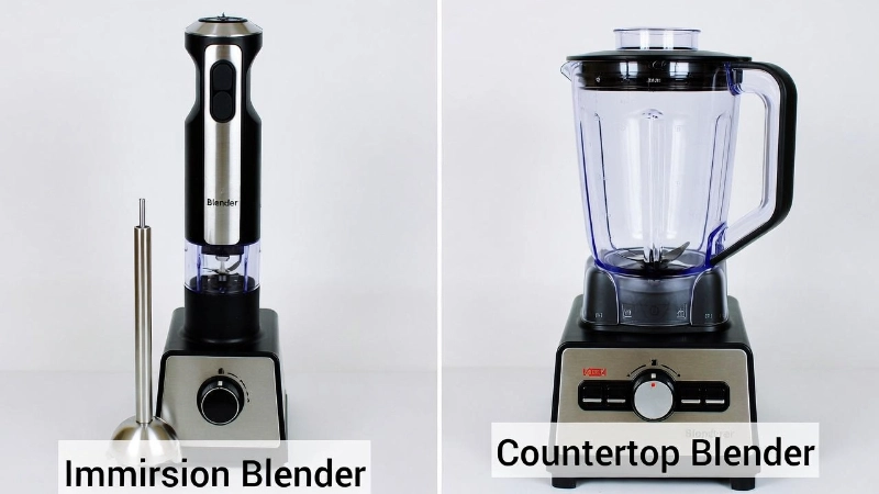 Immersion Blender vs Countertop Blender