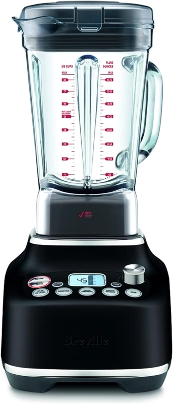 Breville BBL920BTR Super Q Commercial-Grade Home Blender, Black Truffle