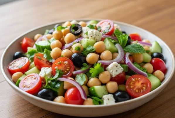mediterranean chickpea salad