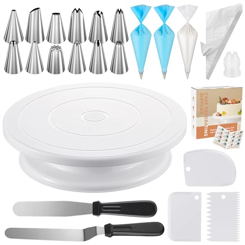 best turntable cake decorating kits for beginners
