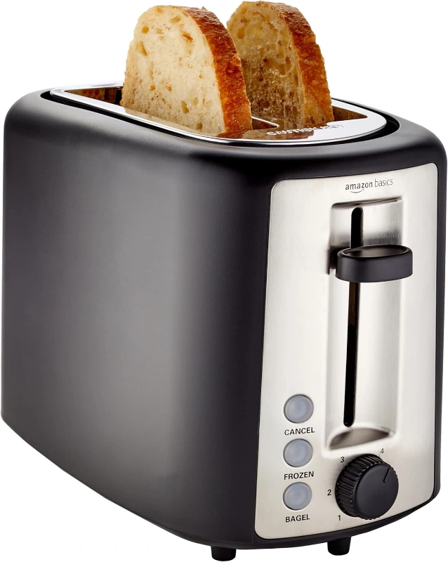 Amazon Basics 2 Slice Toaster reviews