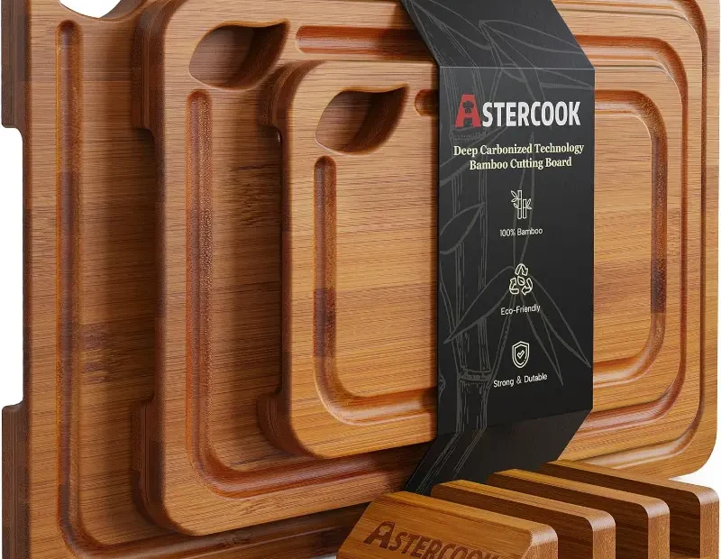 astercook bamboo cutting boards reviews